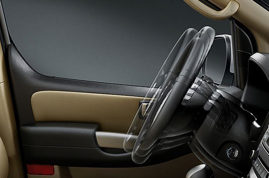 Көлбеу бұрышы реттелетін жылжымалы руль